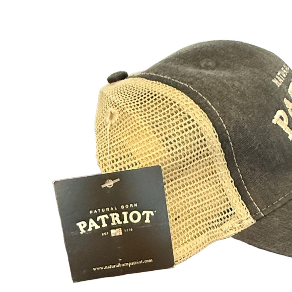 NWT Natural Born Patriot Trucker Hat SnapBack - Picture 2 of 3